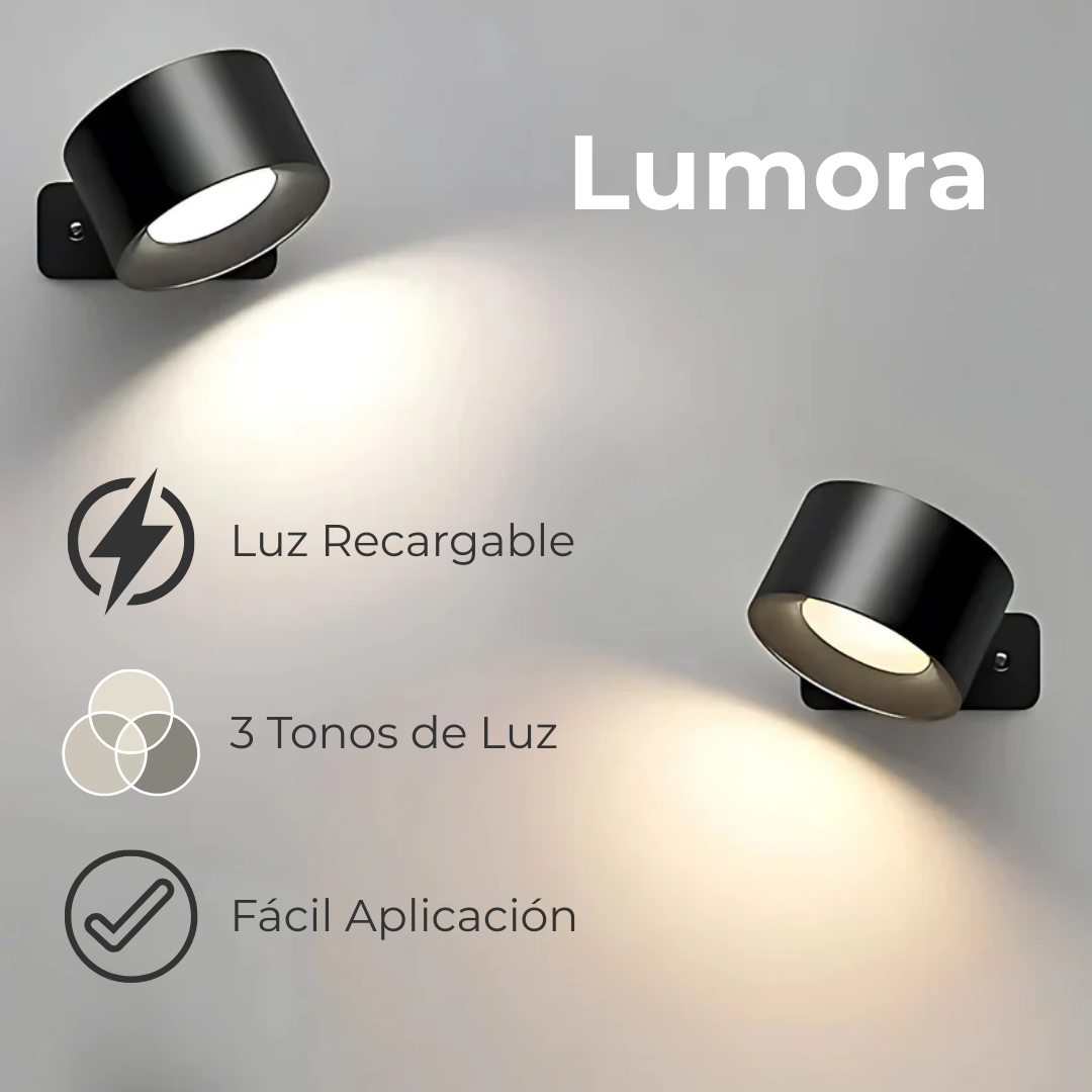 Lampara de Pared Táctil Recargable
