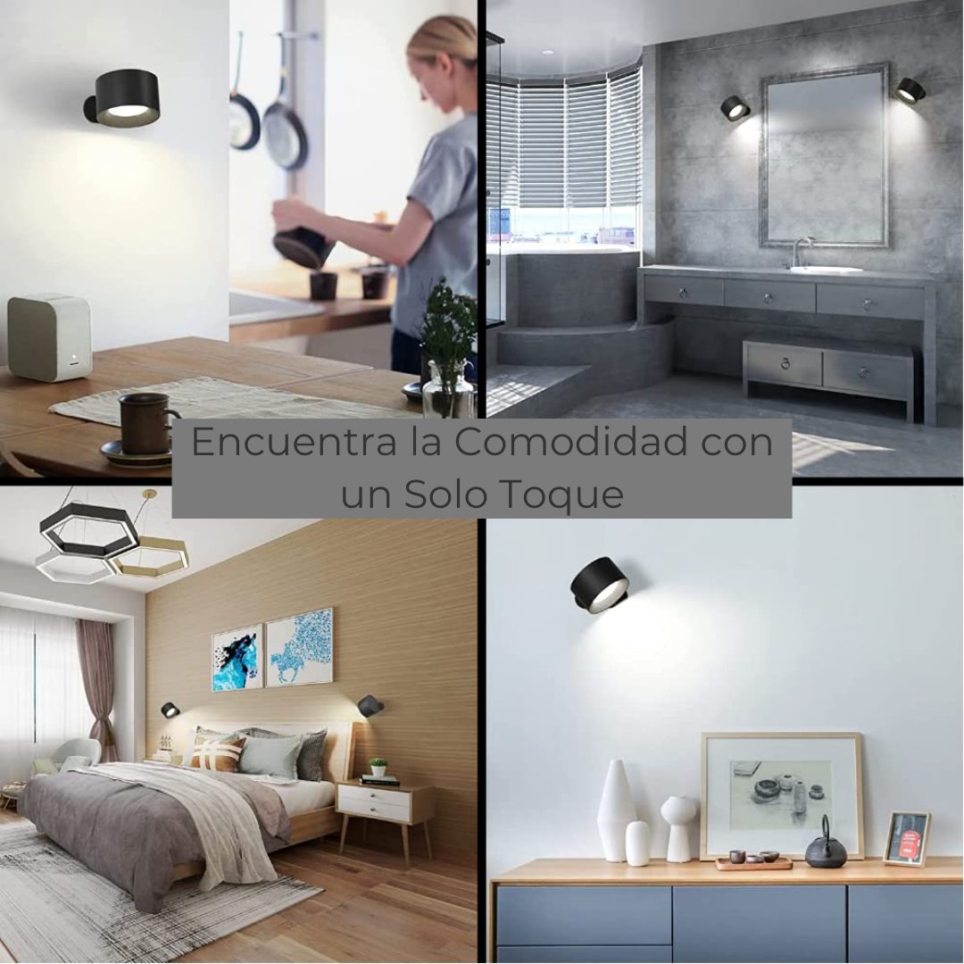 Lampara de Pared Táctil Recargable