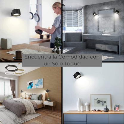 Lampara de Pared Táctil Recargable